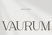 Vaurum Modern Elegant Serif Font, a Serif Font by Rasio Studio (Thumbnail 1 of 9)
