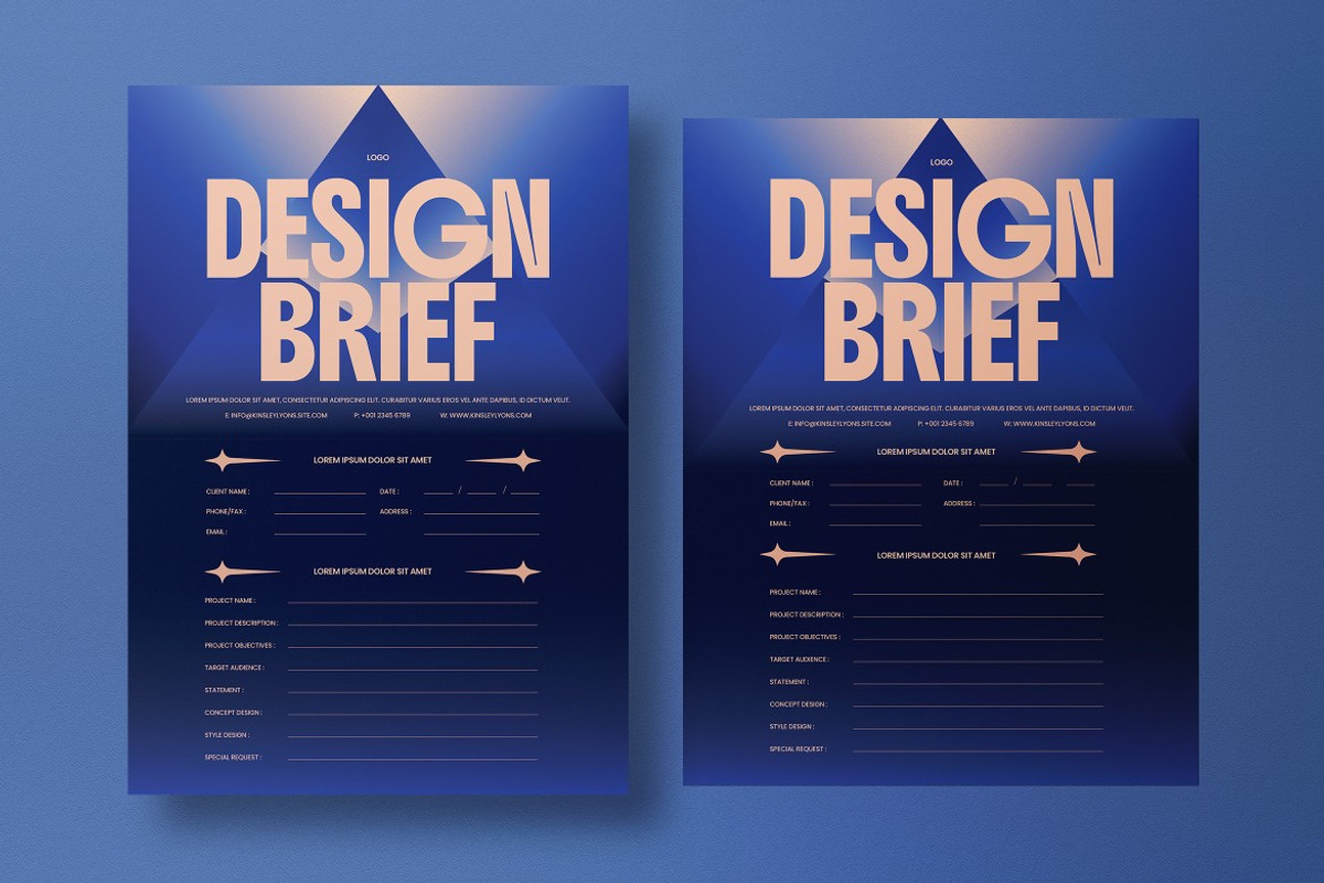 Company Design Brief US Letter preview 2