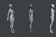 Stylized Girl Abby Shape Mesh, a Characters & Person 3D Model by VK Studio (Thumbnail 9 of 16)