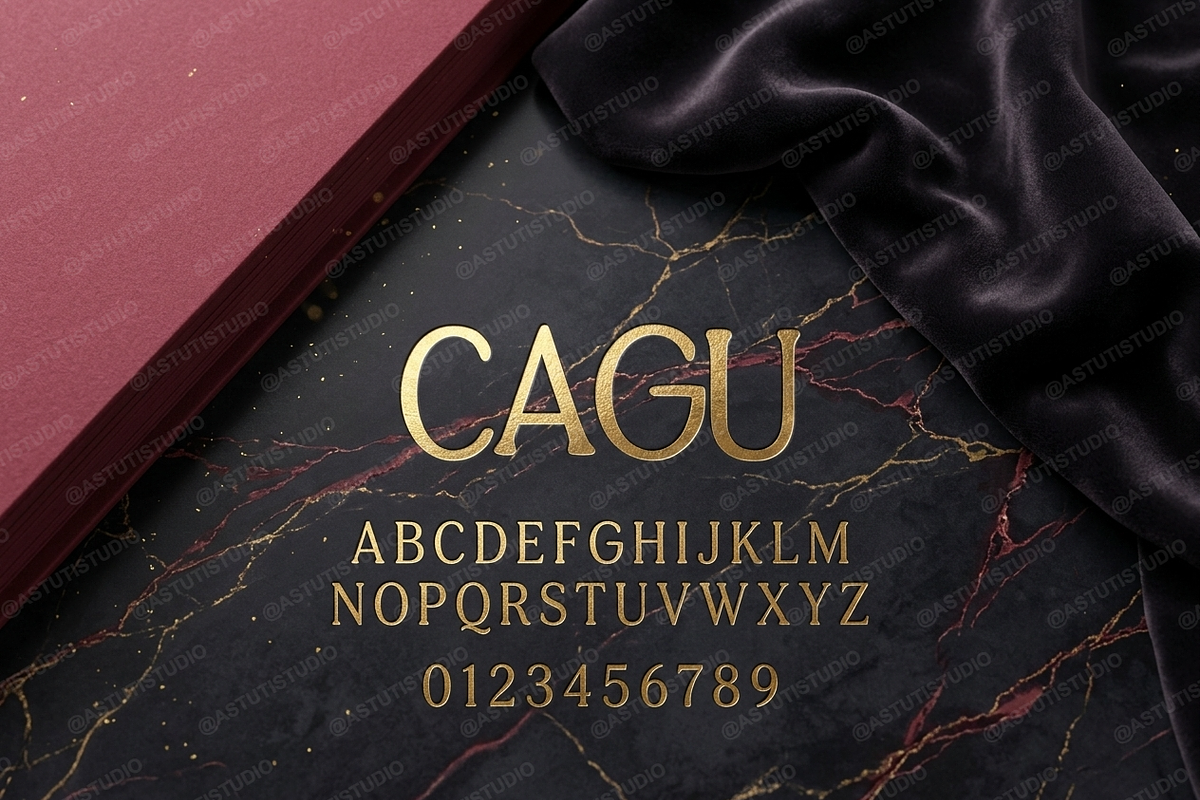 Cagu - Modern Luxury Serif Typeface, a Serif Font by Astuti Studio (Photo 5 of 25)