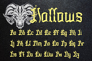Deaths Hallows- Medieval Blackletter, a Blackletter Font by Dhabee (Thumbnail 6 of 17)