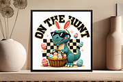 Crochet Dinosaur Easter Bunny Png, an Illustration by DreamCafeArt (Thumbnail 2 of 6)