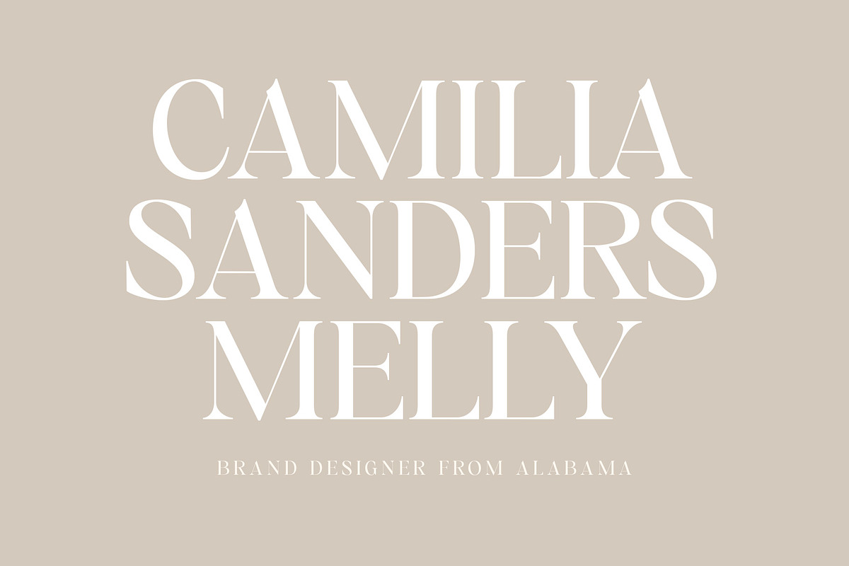 Gamilia - Stylish Serif, a Serif Font by Craft Supply Co. (Photo 2 of 8)