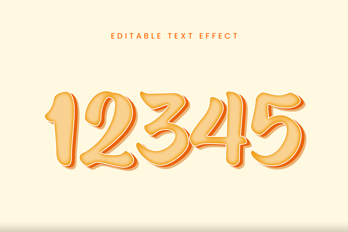 Golden Gradient 3D Bold Text Effect preview 2