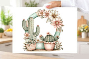 Whimsical Summer Cactus Clipart Bund, an Illustration by SVGArt (Thumbnail 7 of 9)
