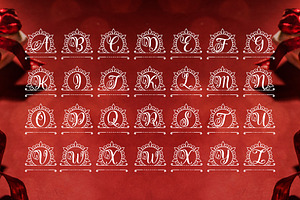 Holiday Elegant Monogram Font