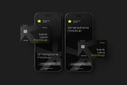 Bank Card with iPhone Mockup Set, an iPhone Mockup by mockupatelier (Thumbnail 8 of 9)