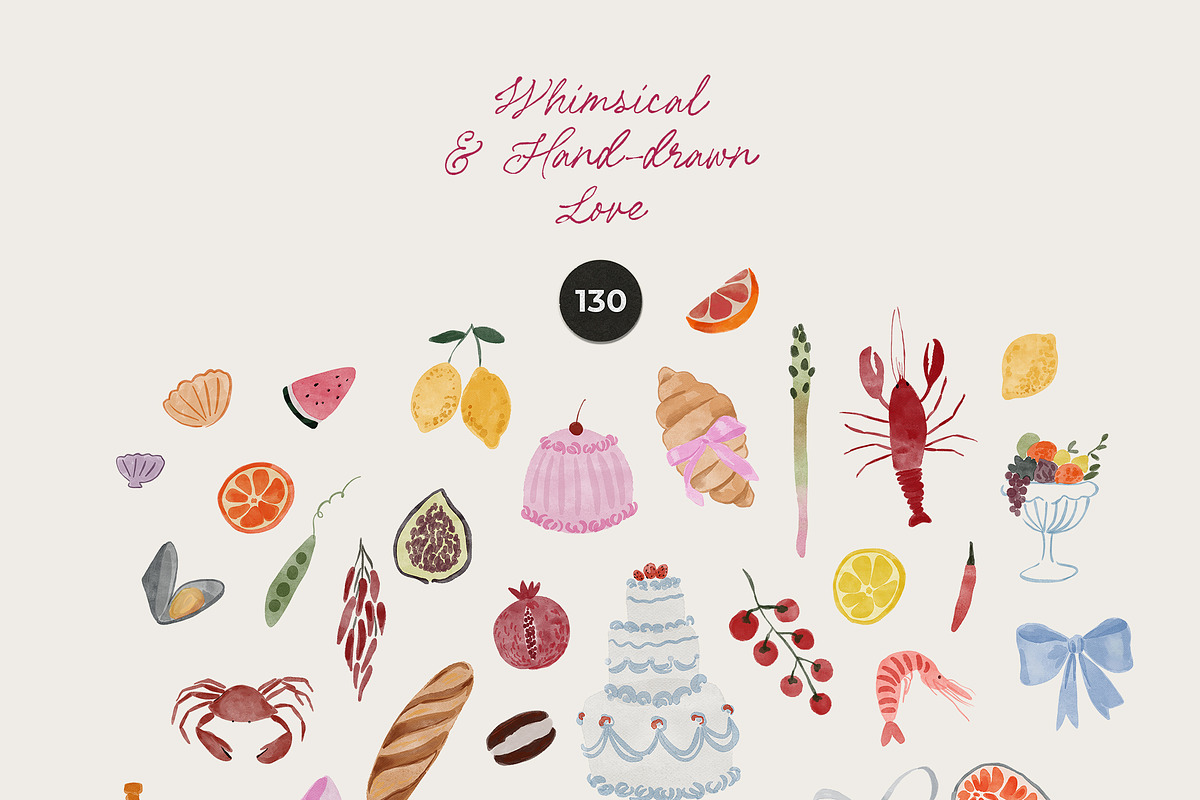 Whimsical & Hand-Drawn Love, an Object Graphic by Lana Elanor (Photo 5 of 11)