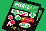 Pickleball Tournament Flyer, a Flyer Template by graphicook (Thumbnail 2 of 3)