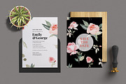 Watercolour Floral Wedding Suite, an Invitation Template by Azka Creative (Thumbnail 8 of 9)