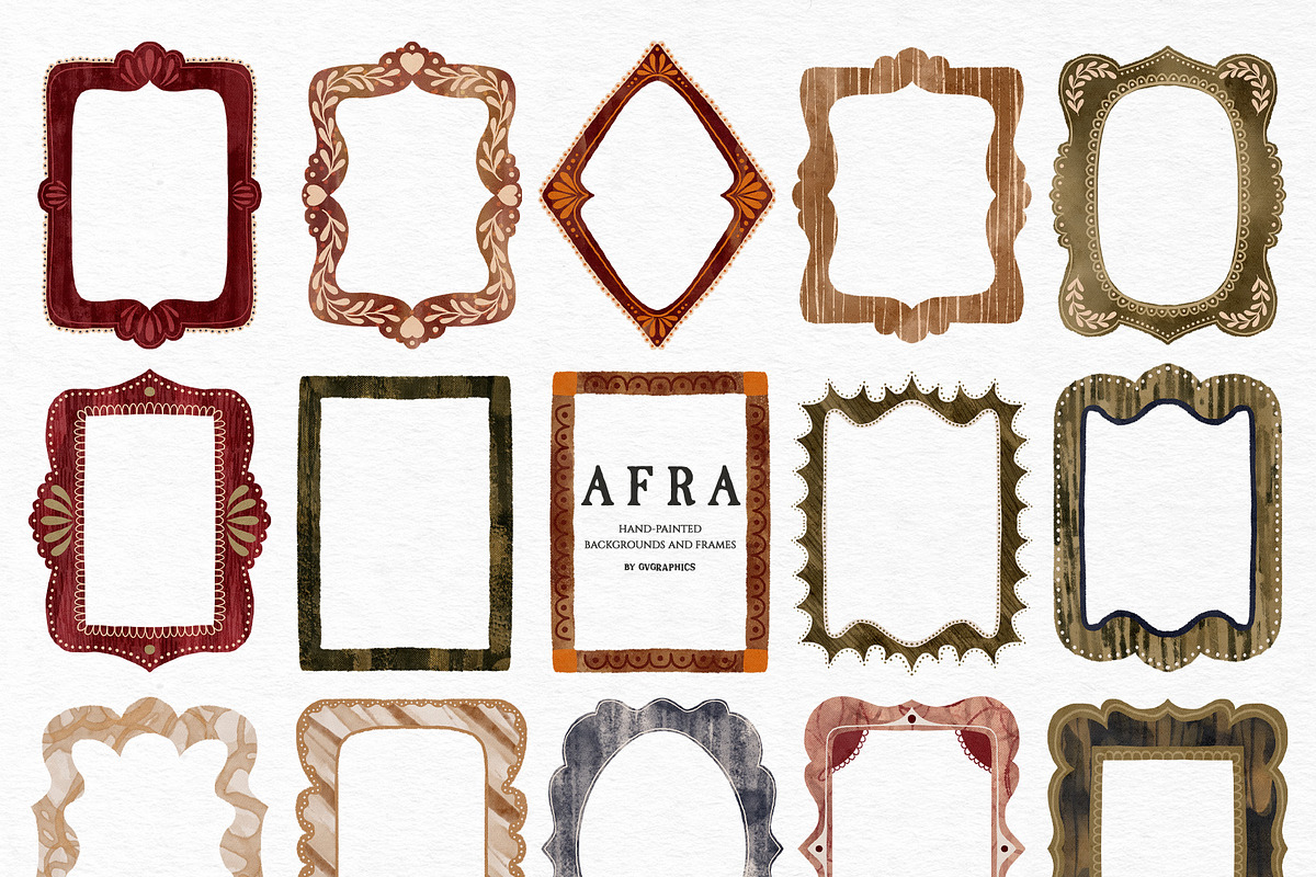 Afra | Autumn Backgrounds and Frames, a Background Graphic by GVGraphics (Photo 11 of 13)
