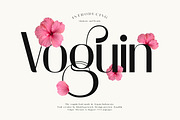 Voguin - Beauty Font, a Sans Serif Font by Khoir (Thumbnail 1 of 9)