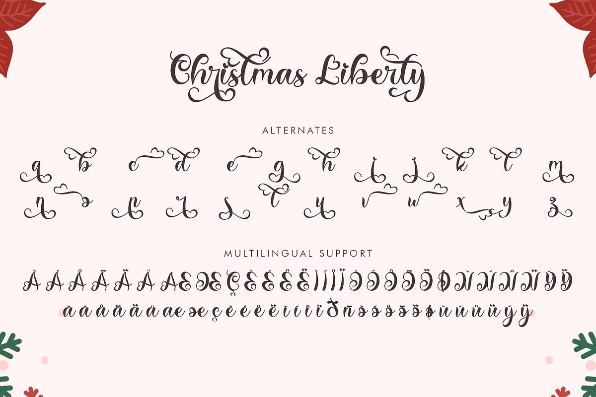 Christmas Liberty, a Handwritten Font by Yoga Letter (Photo 8 of 8)