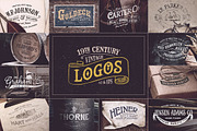 19th Century Vintage Logos, a Branding & Logo Template by Victor Barac (Thumbnail 1 of 15)