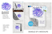 Sherpa Baby Blanket Mockup Bundle, a Household Mockup by StyledProductMockups (Thumbnail 1 of 9)