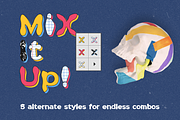 Wobble Mix - Quirky Color Font, a Handwritten Font by Anastasiia VNSK (Thumbnail 3 of 12)