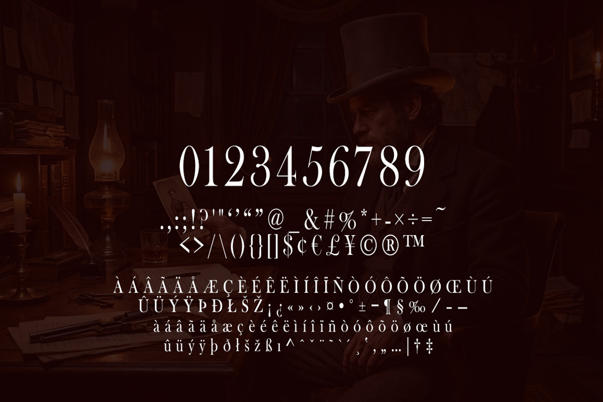 Red Shadow Font, a Serif Font by yantodesign (Photo 8 of 8)