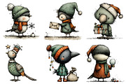 Winter Bird Clipart Bundle, an Illustration by Daily.Designs (Thumbnail 4 of 5)