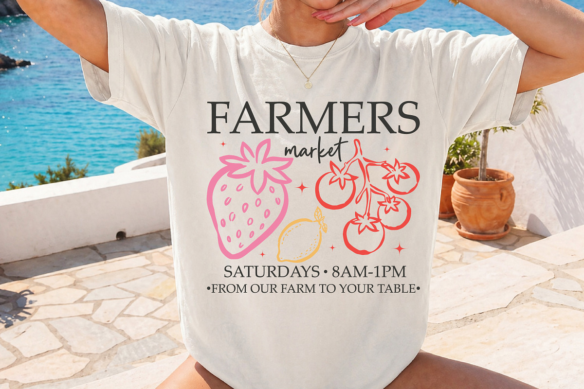 Farmers Market Hand-drawn PNG Design, an Object Illustration by Libby Wishes (Photo 2 of 5)
