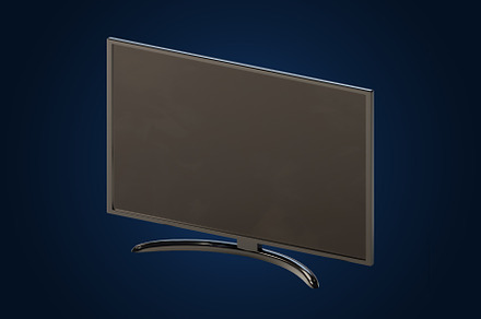 3D Generic Smart TV, a Furniture 3D Model by BaconTaco