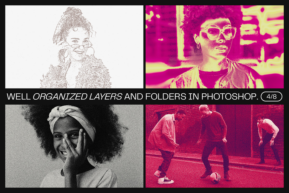 12 Photo Effect Templates, a Layer Style Add-On by iDoodle Studio (Photo 4 of 6)