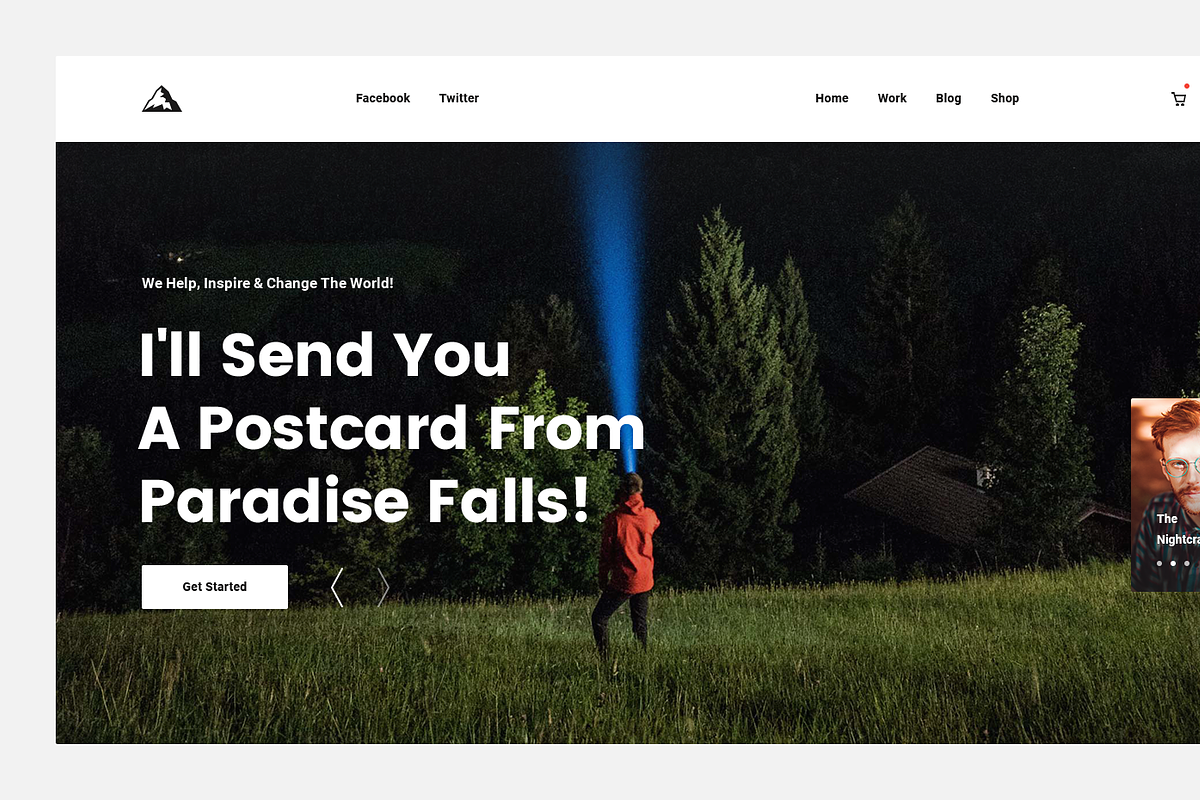 inspire UI Kit - Web Hero Headers, an UI Kit Template by begha (Photo 6 of 14)