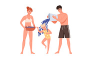 People do body hardening procedures, a Healthcare Illustration by Good Studio (Thumbnail 5 of 5)