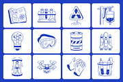 Animated Science Doodles, an Outline Icon by Vectors Market (Thumbnail 4 of 5)
