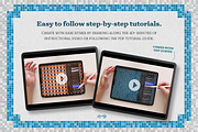 Tile Pattern Procreate Brushes, a Brush Add-On by Nico-Ng (Thumbnail 13 of 13)