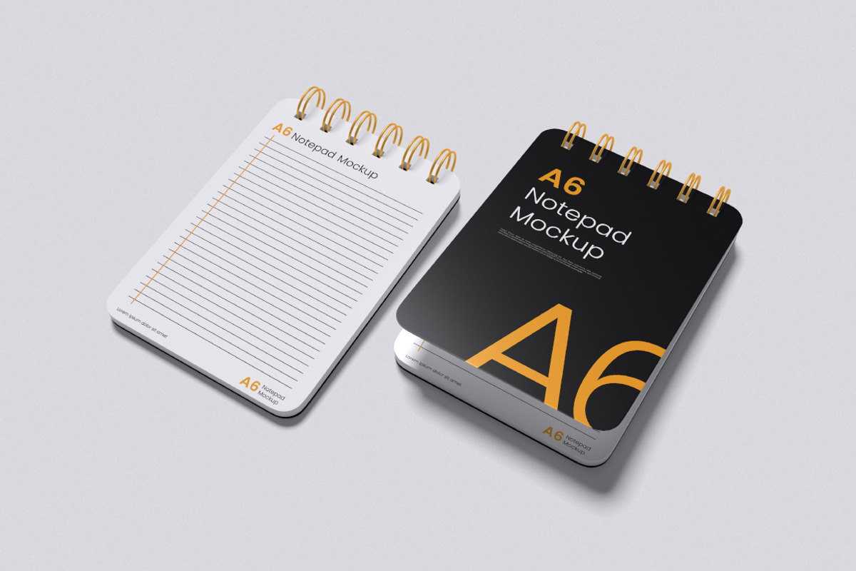 A6 Notepad Mockup, a Books & Magazine Mockup by swsi-studio (Photo 3 of 5)