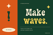 Boovela || Retro Groovy Display Font, a Serif Font by Ermedia Studio (Thumbnail 6 of 10)