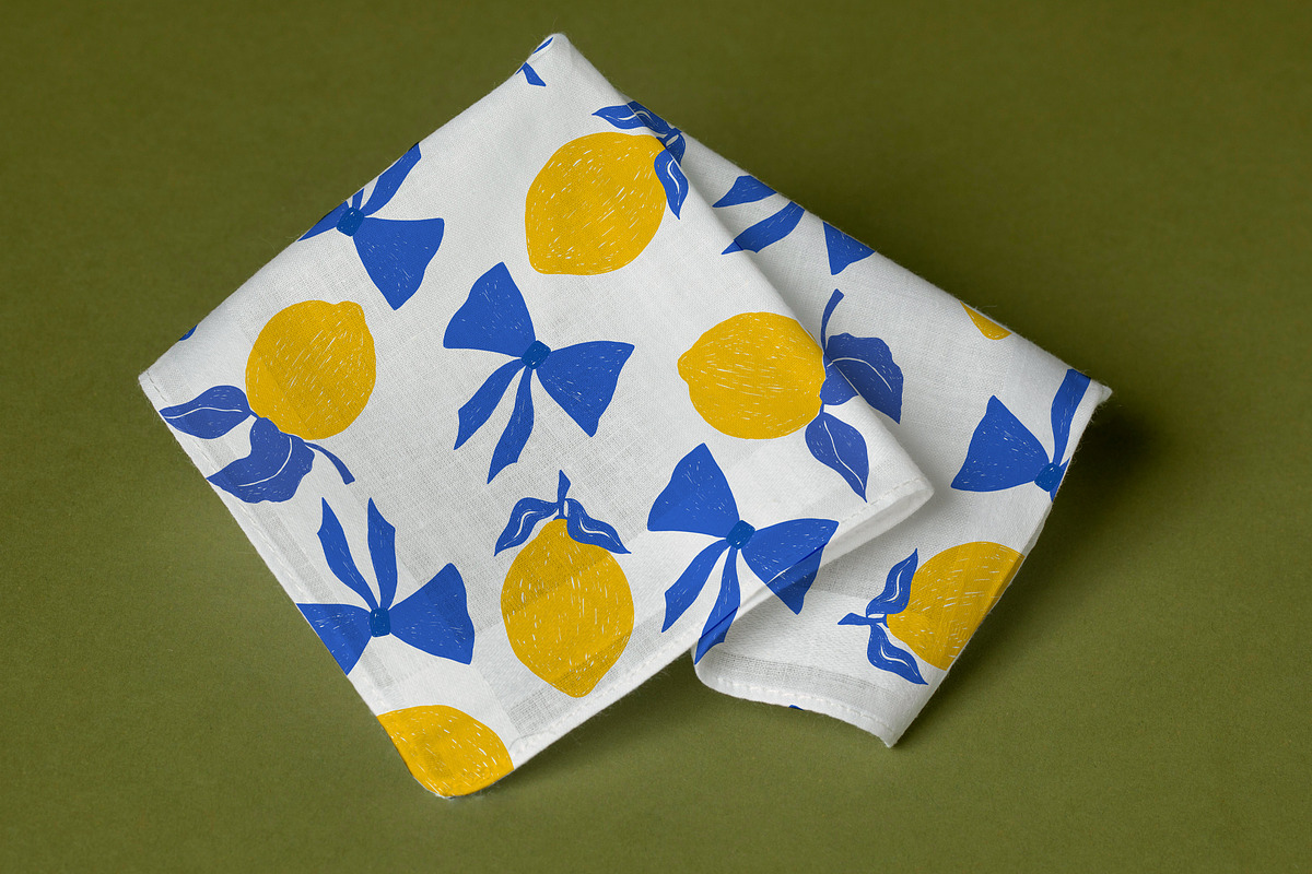 Lemons Pattern, a Pattern Graphic by Groovy Arts (Photo 3 of 5)