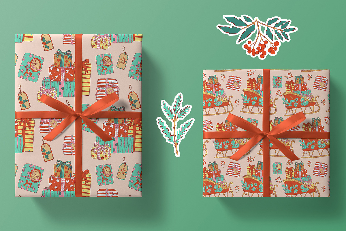 Santa Post office bundle, a Seasonal Illustration by Carpet Tapete Pretzel (Photo 13 of 24)
