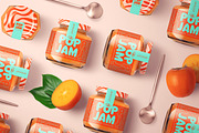 Persimmon Jam Jar Mockup Set, a Cups & Container Mockup by creatsy5 (Thumbnail 10 of 12)