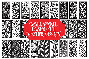 Wall panel laser cut design vector, an Illustration by Amazin_art
