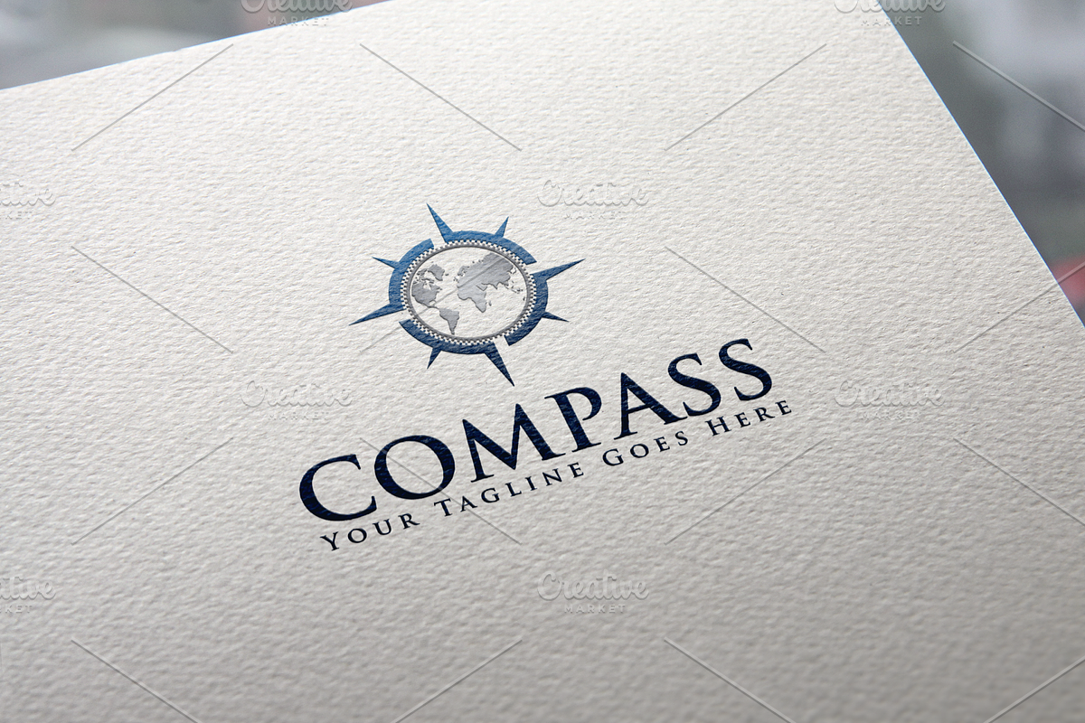 Compass Logo, a Branding & Logo Template by REDVY CREATIVE