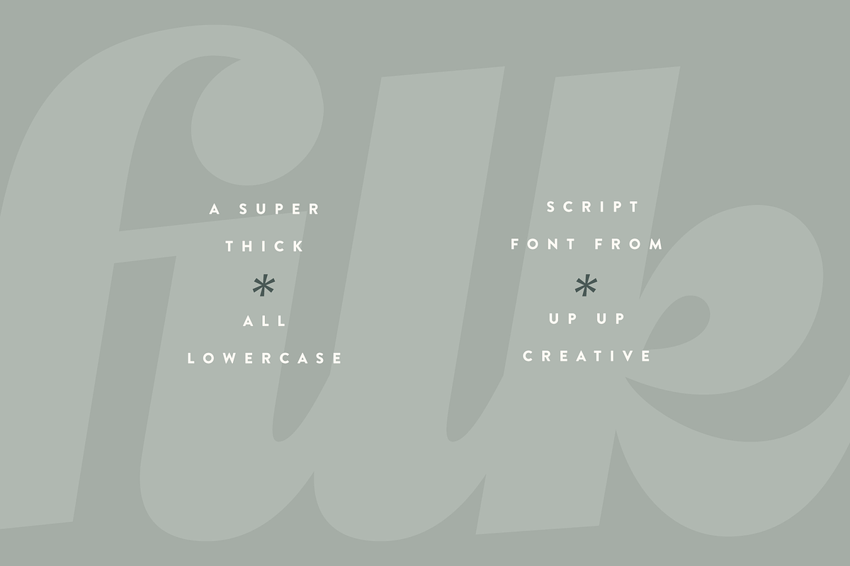 Filk, A Super Bold Script Font, a Script Font by Up Up Creative