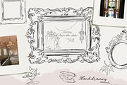 Vintage cottagecore line collection, a Decorative Illustration by 60secondsArt (Thumbnail 2 of 11)