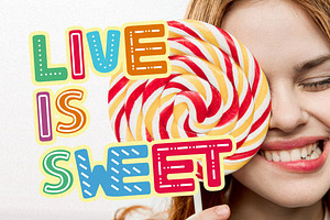 Colorful Candy - Quirky Display Font