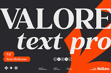 Valore Text Pro – Font Family