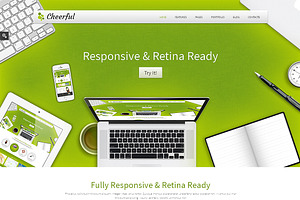 Cheerful Responsive Bootstrap Theme