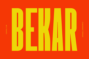 Bekar | Extra Condensed