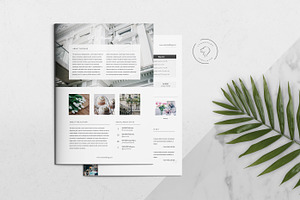 3 Page Press Kit Template