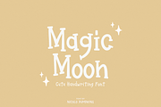 Magic Moon Font, a Handwritten Font by Nicolo Pumpkins (Thumbnail 1 of 10)