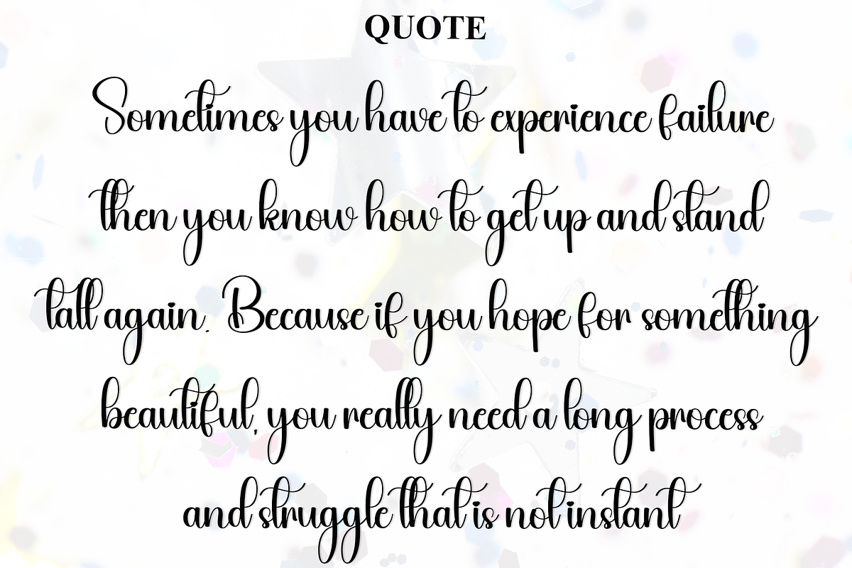 Logical Mention, a Script Font by InermediaSTUDIO (Photo 8 of 8)