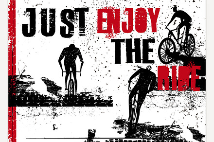 Offroad freestyle horizontal poster.
