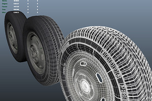 High Poly - Tires And Textures