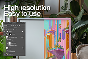 Poster Mockup Botanic Room, a Household Mockup by Nothing Fancy Mockups (Thumbnail 2 of 3)