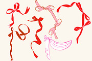 Pretty ribbon bows bundle, an Object Graphic by MayBay Studio (Thumbnail 2 of 11)