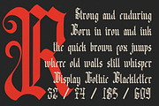 Pelysska Display Gothic Blackletter, a Blackletter Font by Denustudios (Thumbnail 6 of 12)